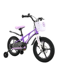 Велосипед детский Air Делюкс плюс 16 фиолетовый матовый Maxiscoo