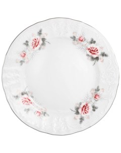Набор десертных тарелок Бледные розы 17 см 6 шт Bernadotte