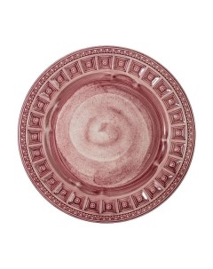 Тарелка закусочная Augusta 22 см розовый Matceramica