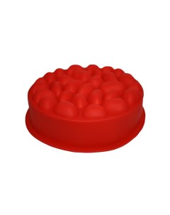 Форма для выпечки Bubbles красная 19 см Guffman
