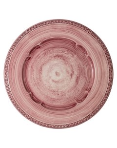 Тарелка обеденная Augusta 27 см розовый Matceramica