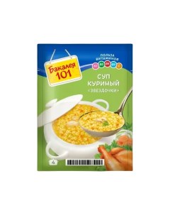 Суп Бакалея 101 Куриный 60 г Русский продукт
