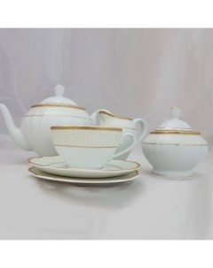 Сервиз чайный Madera 6 персон 15 предметов Porcelana bogucice