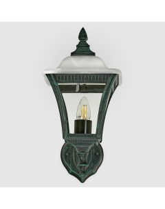 Садовый светильник настенный тёмно зелёный АМ8011А Amber lamp