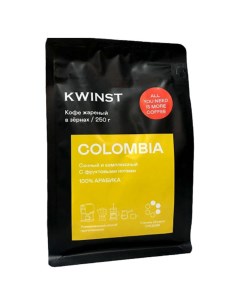 Кофе зерновой Colombia 250 г Kwinst