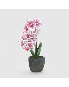 Цветок искусственный Орхидея в горшке 3 цвета 54 см Fuzhou light