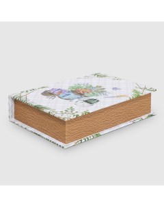 Коробка книга Сад разноцветная 30 2х21 7х6 8 см Fuzhou star