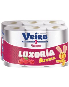 Бумага туалетная luxoria aroma 3 слоя 12 рулонов 17 5 м Linia veiro