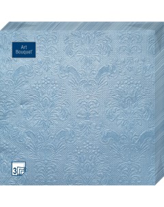 Салфетки бумажные перламутр blue 33х33 3сл 16шт Art bouquet