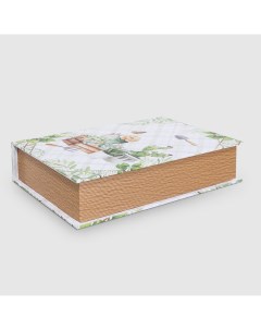 Коробка книга Сад разноцветная 37 7х27 2х8 3 см Fuzhou star