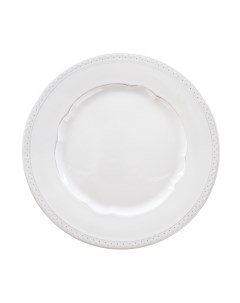 Тарелка обеденная Augusta 27 см белый Matceramica