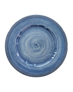 Тарелка обеденная Augusta 27 см синий Matceramica