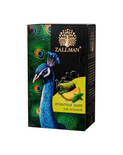 Чай зелёный прессованный для чайника с ароматом дыни 50 г Zallman