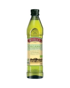 Масло оливковое Extra Virgin Organic 500 мл стеклянная бутылка Borges