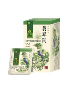 Чай зеленый Нефритовый сад Сенча 25 пакетиков Зеленая панда