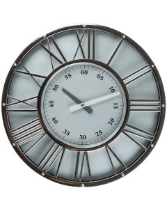 Часы настенные серебряные 30 4х4 1х30 4 см Kanglijia clock
