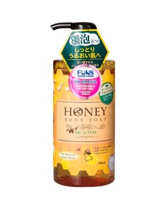 Гель для душа Honey Oil С экстрактом меда и маслом жожоба 500 мл Funs