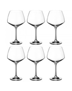 Набор бокалов Жизель для вин без декора 580 мл 6 шт Crystalex