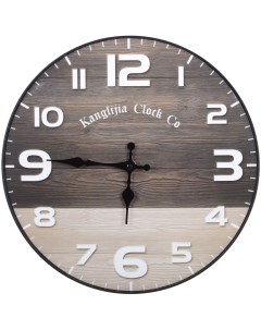 Часы настенные коричневые 29 5х29 5х3 5 см Kanglijia clock