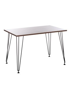 Обеденный стол Star коричневый с чёрным 110х70х75 см 19241 Tc