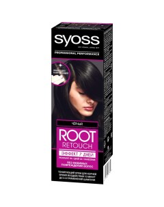 Крем для волос Root Retoucher тонирующий Эффект 7 дней оттенок 1 0 Чёрный 60 мл Syoss