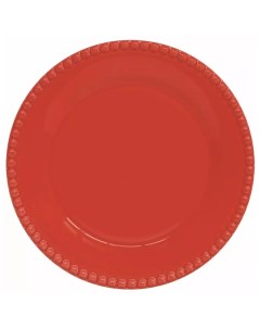 Тарелка закусочная Красный Tiffany 19 см Easy life