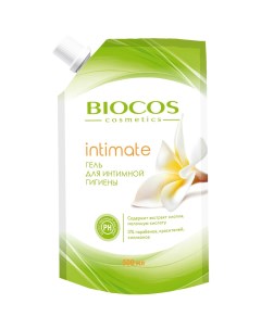 Гель для интимной гигиены intimate с экстрактом хлопка и молочной кислотой 500 мл Biocos
