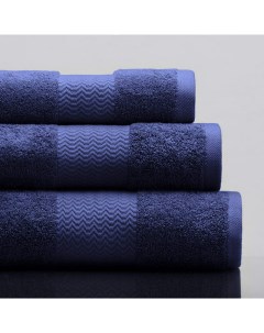 Махровое полотенце Charlie синее 50х90 см Sofi de marko