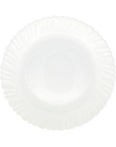 Тарелка десертная белая спираль 19 5 см Кулинарк