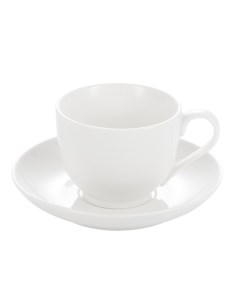 Пара чайная Blanche чашка и блюдце Gipfel