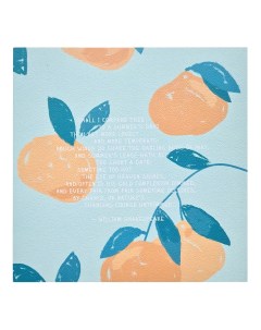 Альбом для рисования Pastel мандарины 17x17 см 40 л Be smart