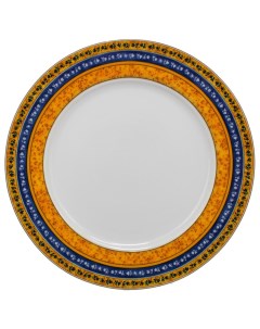 Тарелка десертная Cairo Сине желтые полоски 19 см Thun