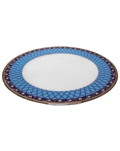 Тарелка мелкая Cairo Сетка на синем 25 см Thun