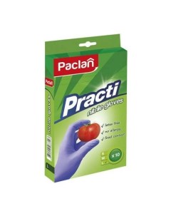 Перчатки нитриловые Practi размер L 10 шт Paclan