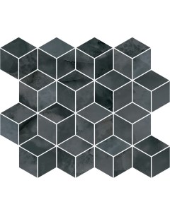 Декор Джардини серый темный мозаичный T017 14024 45х37 5 см Kerama marazzi