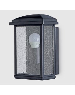 Садовый настенный светильник серебряный с чёрным DH 5671S 02 Wentai