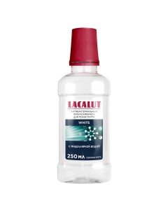 Ополаскиватель для полости рта white антибактериальный 250 мл Lacalut