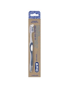 Зубная щетка Pro Expert Eco Edition из переработанного пластика для эффективного очищения средней же Oral-b