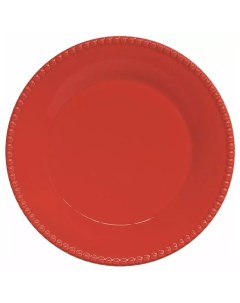 Тарелка обеденная Красный Tiffany 26 см Easy life