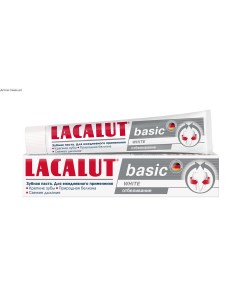 Зубная паста basic white 75 мл Lacalut