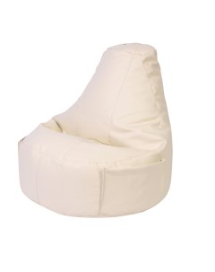 Кресло Comfort светло бежевый экокожа 150x90 см Dreambag