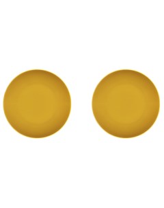 Набор тарелок Желтый карри 28 см 2 шт Top art studio