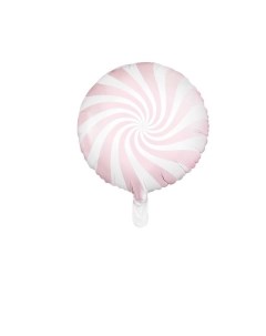 Шар воздушный из фольги леденец розовый 45см Party deco