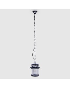 Садовый подвесной светильник серебряный с чёрным DH 4382L 816 Wentai
