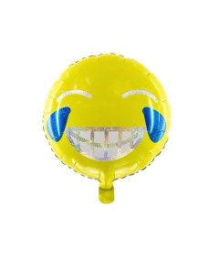 Шар воздушный из фольги emoji улыбка 45см Party deco
