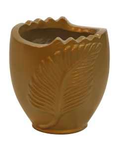 Кашпо Папоротник 46x46 бронза Hoang pottery