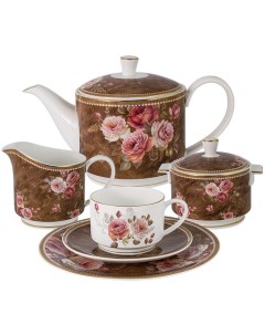 Чайный сервиз Английская роза на 12 персон Anna lafarg