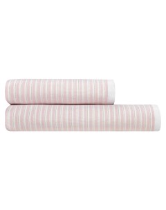 Комплект полотенец Рене белый розовый золотой 2 пр 50х100 70х140 Togas