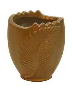 Кашпо Папоротник 35x35 бронза Hoang pottery