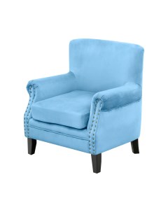Кресло 70х74х78 5 см с подушками голубой Деко